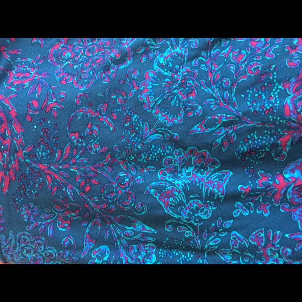 NWOT tc lularoe leggings. Stunning blue and pink - Picture 1 of 1